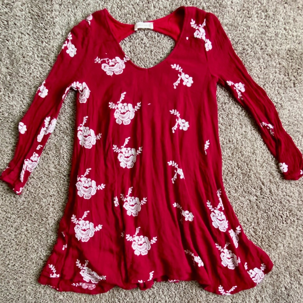 Fall Floral Dress